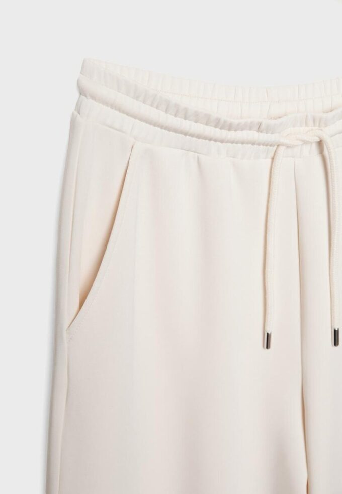 Soft-Touch Palazzo-joggebukse