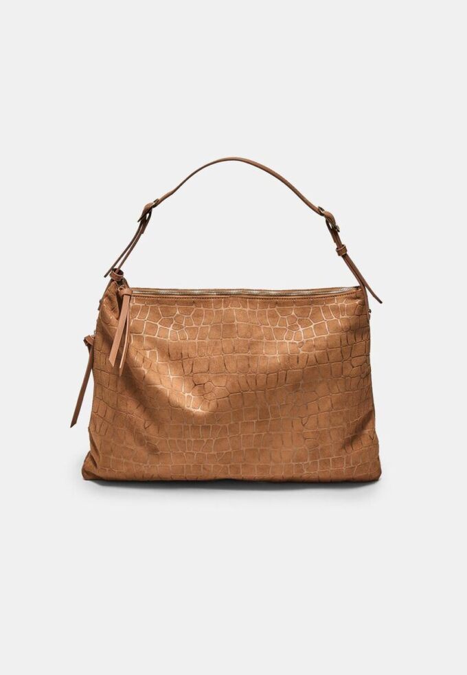 Soft-Touch skulderveske med glidelåser