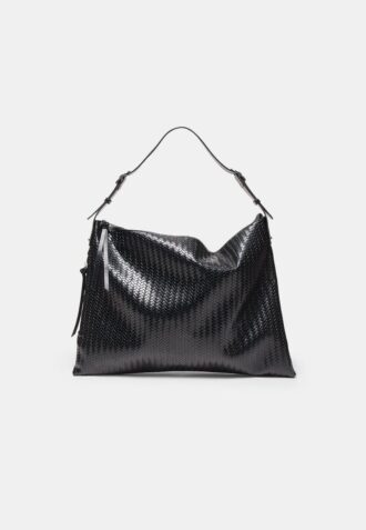 Soft-Touch skulderveske med glidelåser