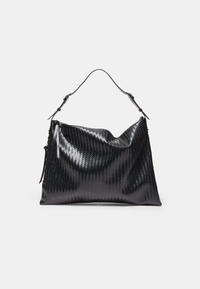 Soft-Touch skulderveske med glidelåser