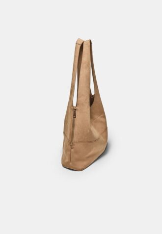 Soft-Touch skulderveske med glidelåser