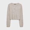 Soft-Touch strikket cardigan med knapper