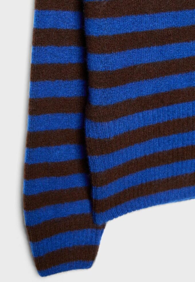 Soft-Touch strikket genser med båthals