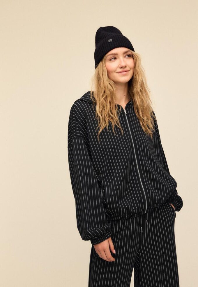 Soft-Touch stripet sweatshirt