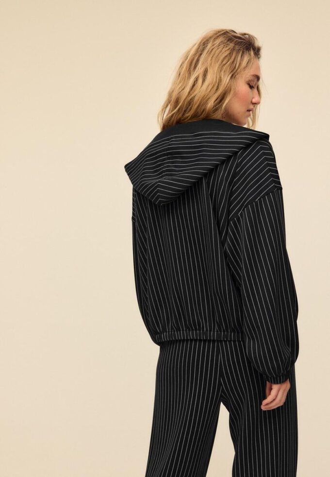 Soft-Touch stripet sweatshirt