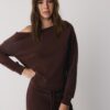 Soft-Touch-sweatshirt med bare skuldre