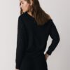 Soft-Touch-sweatshirt med bare skuldre