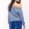 Soft-Touch-sweatshirt med bare skuldre