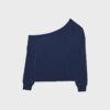 Soft-Touch-sweatshirt med bare skuldre