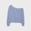 Soft-Touch-sweatshirt med bare skuldre