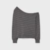 Soft-Touch-sweatshirt med bare skuldre
