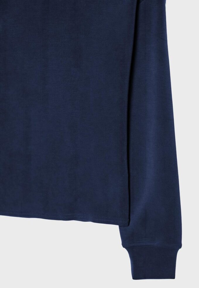 Soft-Touch-sweatshirt med bare skuldre