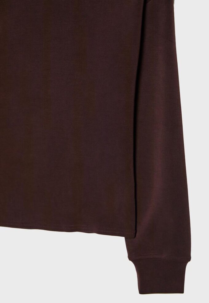 Soft-Touch-sweatshirt med bare skuldre