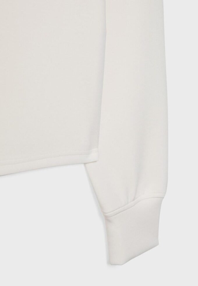 Soft-Touch-sweatshirt med bare skuldre
