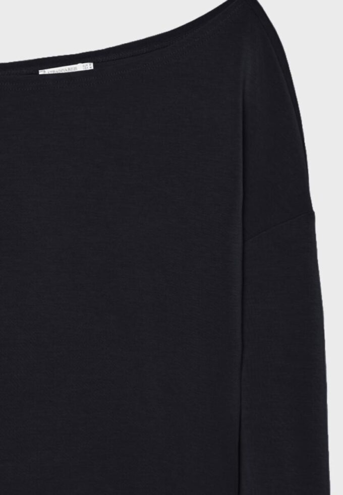 Soft-Touch-sweatshirt med bare skuldre