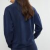 Soft-Touch-Sweatshirt med glidelås