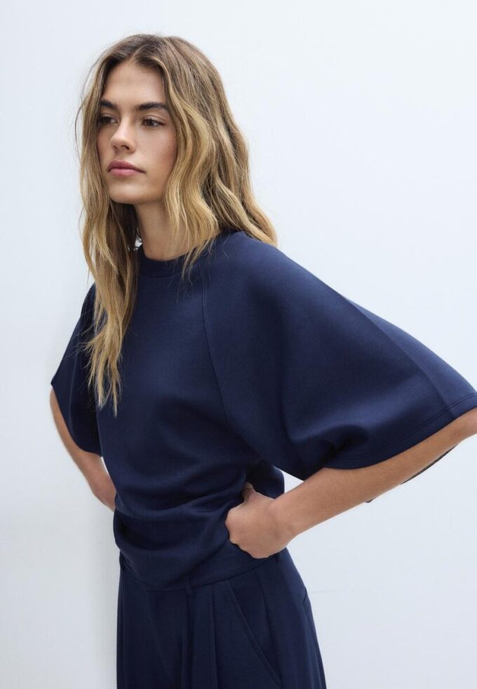 Soft-Touch T-skjorte med korte ermer