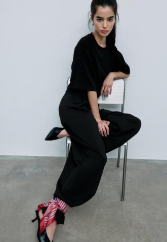 Soft-Touch T-skjorte med korte ermer