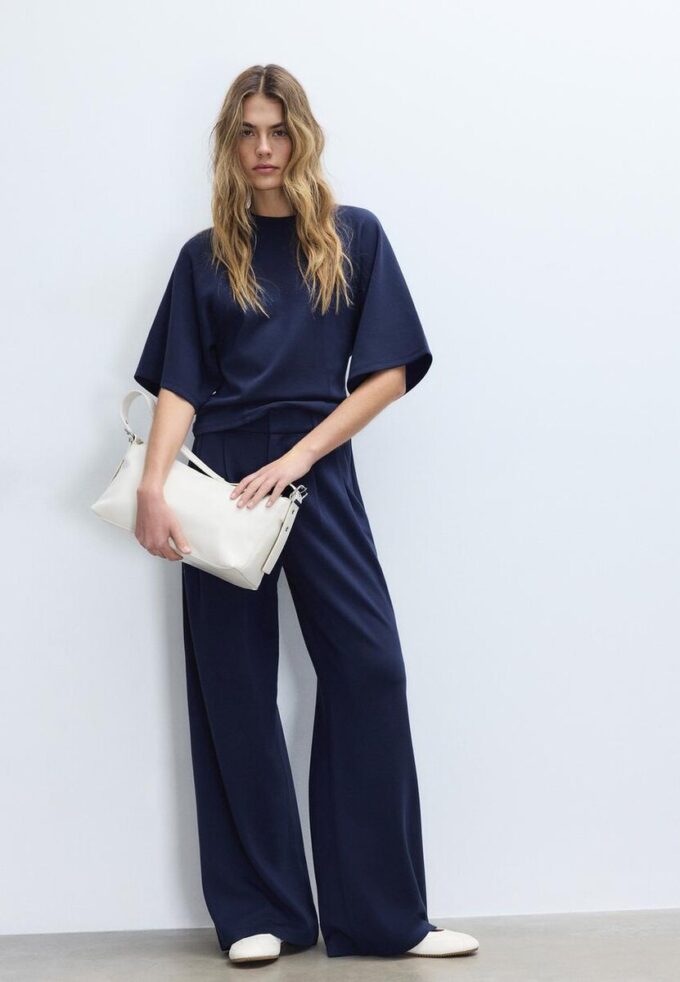 Soft-Touch T-skjorte med korte ermer