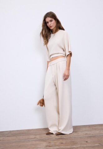 Soft-Touch T-skjorte med korte ermer