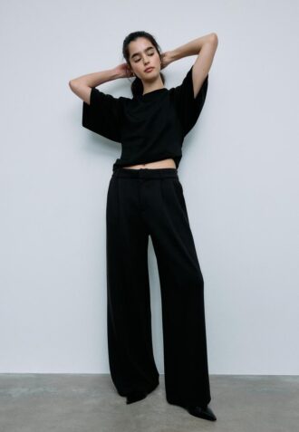 Soft-Touch T-skjorte med korte ermer