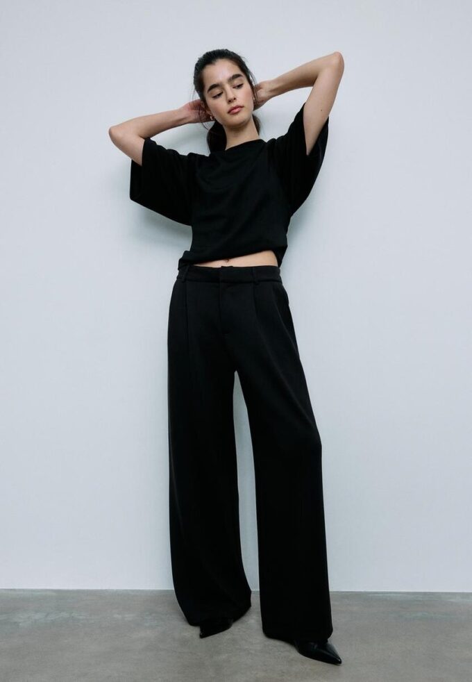 Soft-Touch T-skjorte med korte ermer