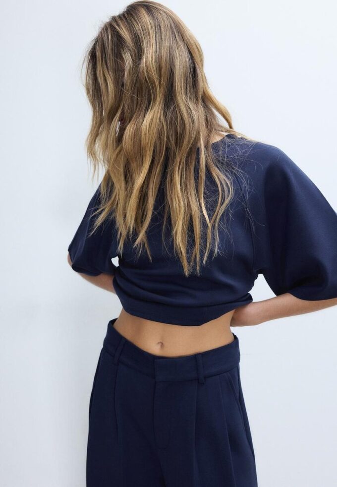 Soft-Touch T-skjorte med korte ermer