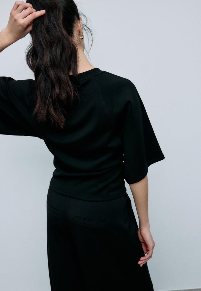 Soft-Touch T-skjorte med korte ermer