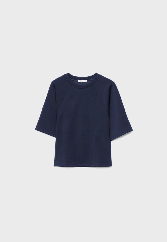 Soft-Touch T-skjorte med korte ermer