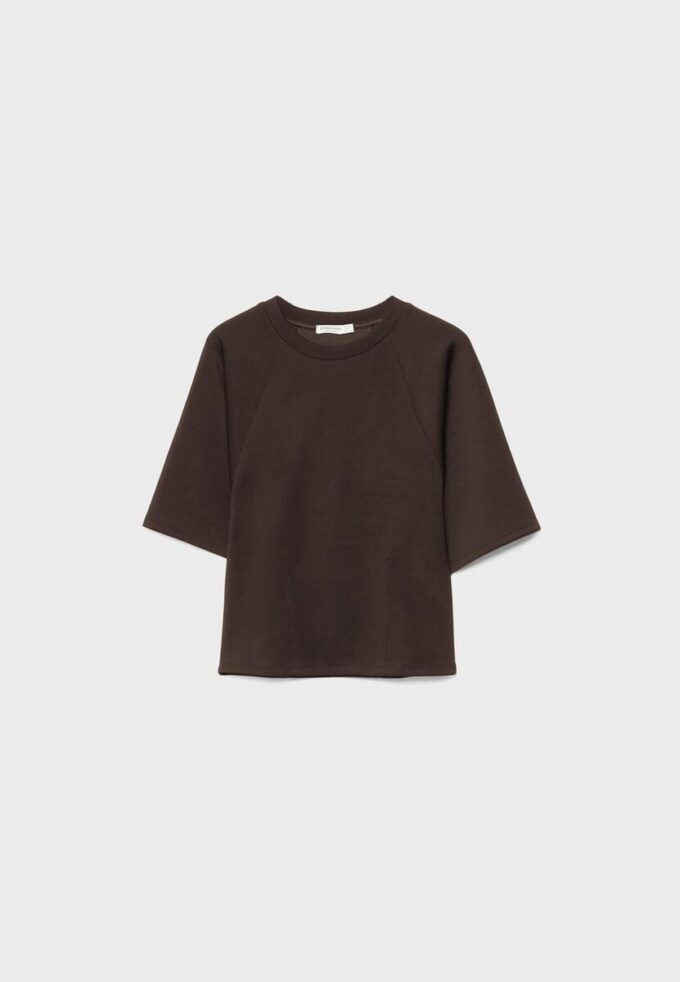 Soft-Touch T-skjorte med korte ermer