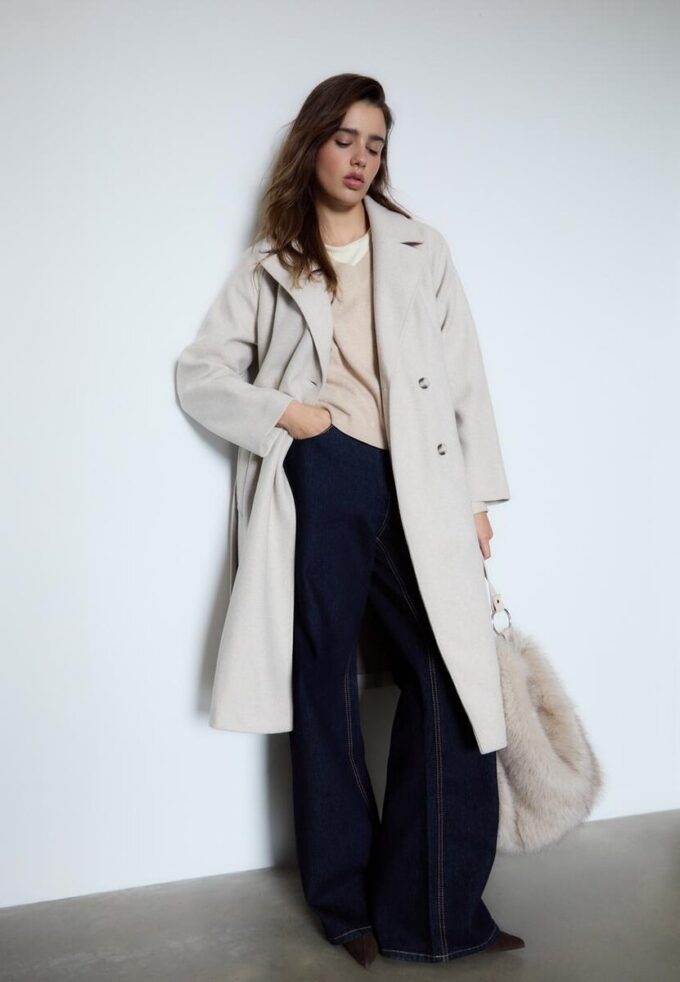 Soft-Touch trenchcoat