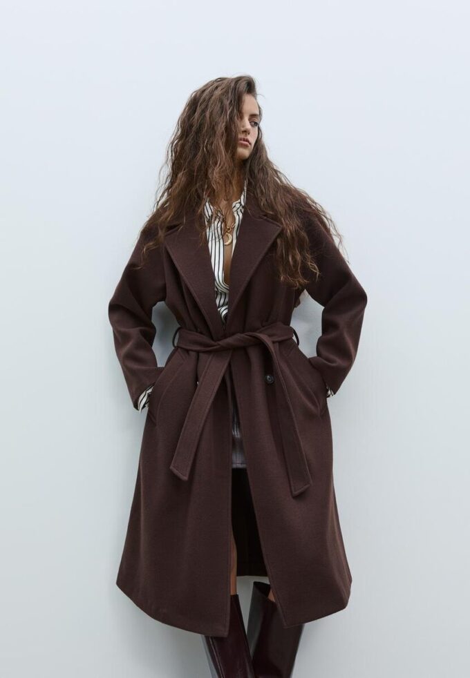 Soft-Touch trenchcoat
