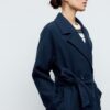 Soft-Touch trenchcoat