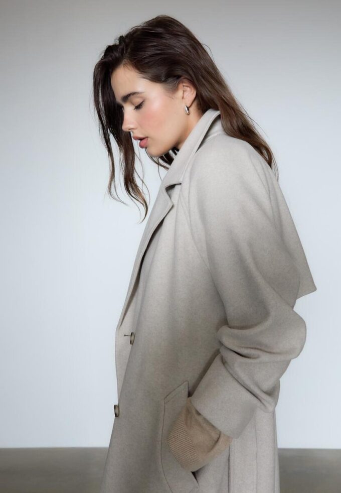 Soft-Touch trenchcoat