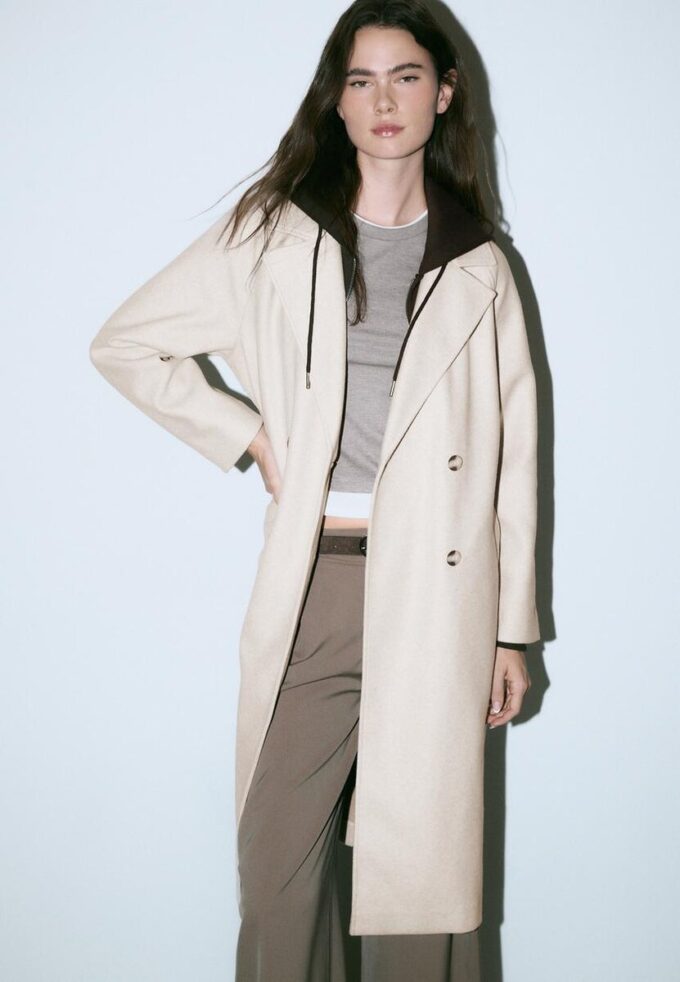 Soft-Touch trenchcoat