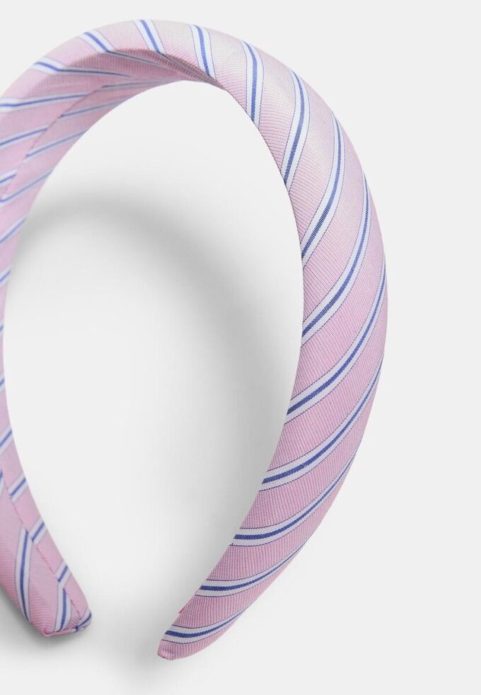 Stivt stripete hårbånd