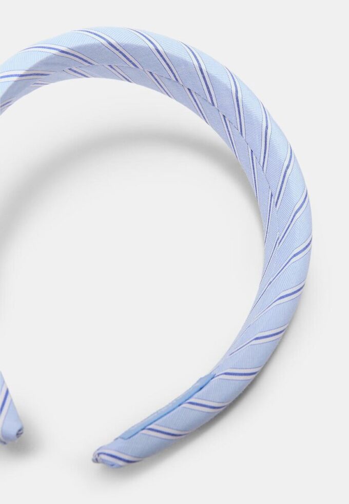 Stivt stripete hårbånd
