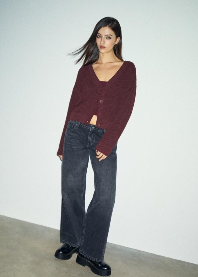 Strikkegenser med knapper