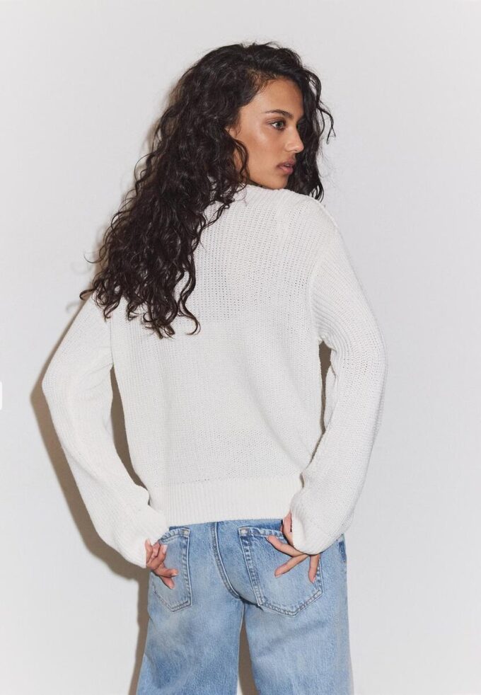 Strikkegenser med knapper