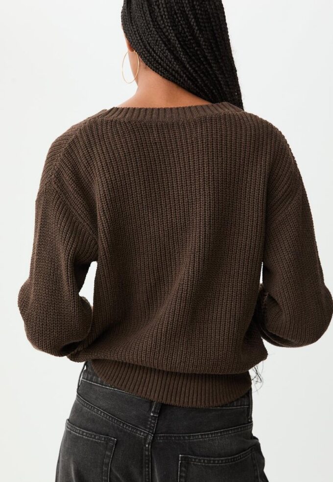 Strikkegenser med knapper