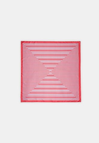 Stripet kombinert lommetørkle