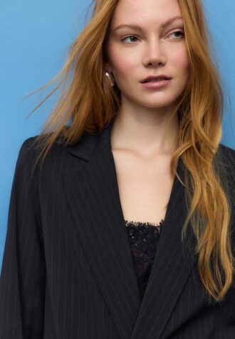 Stripet åpen blazer