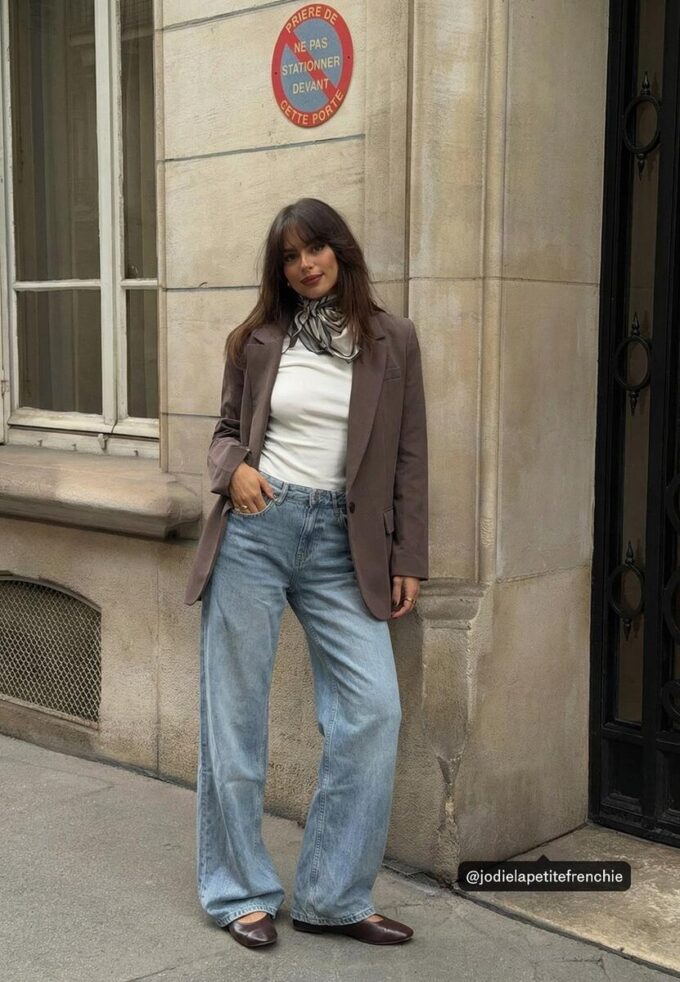 Stripet åpen blazer