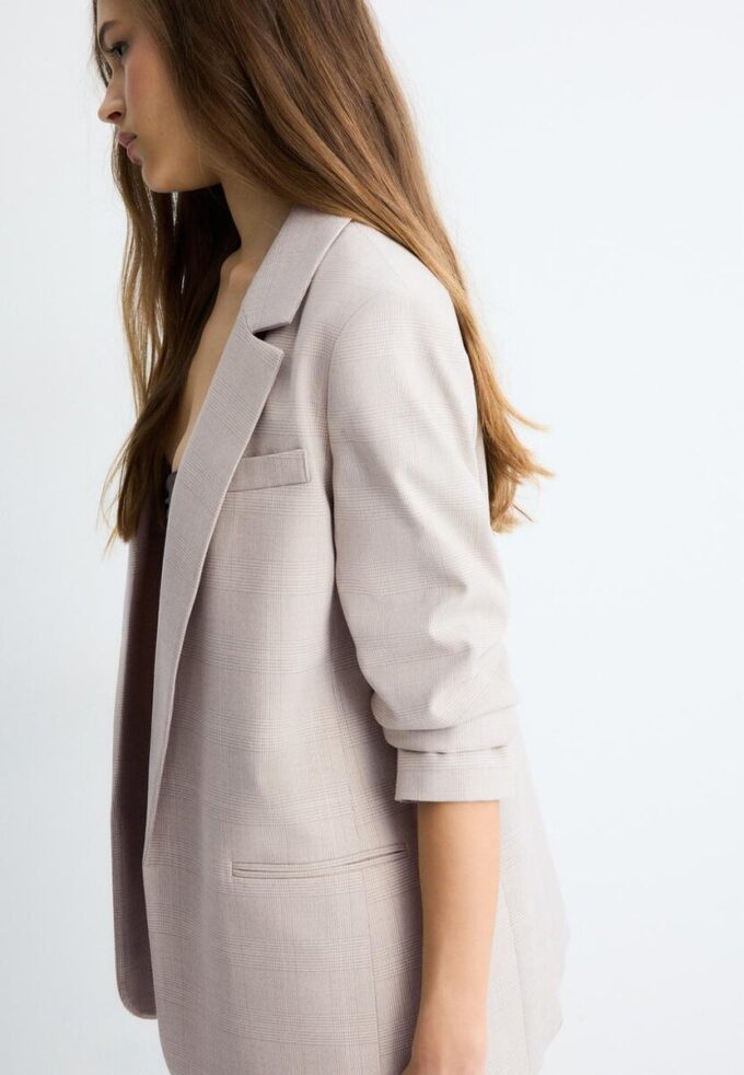 Stripet åpen blazer