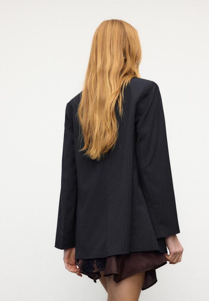 Stripet åpen blazer