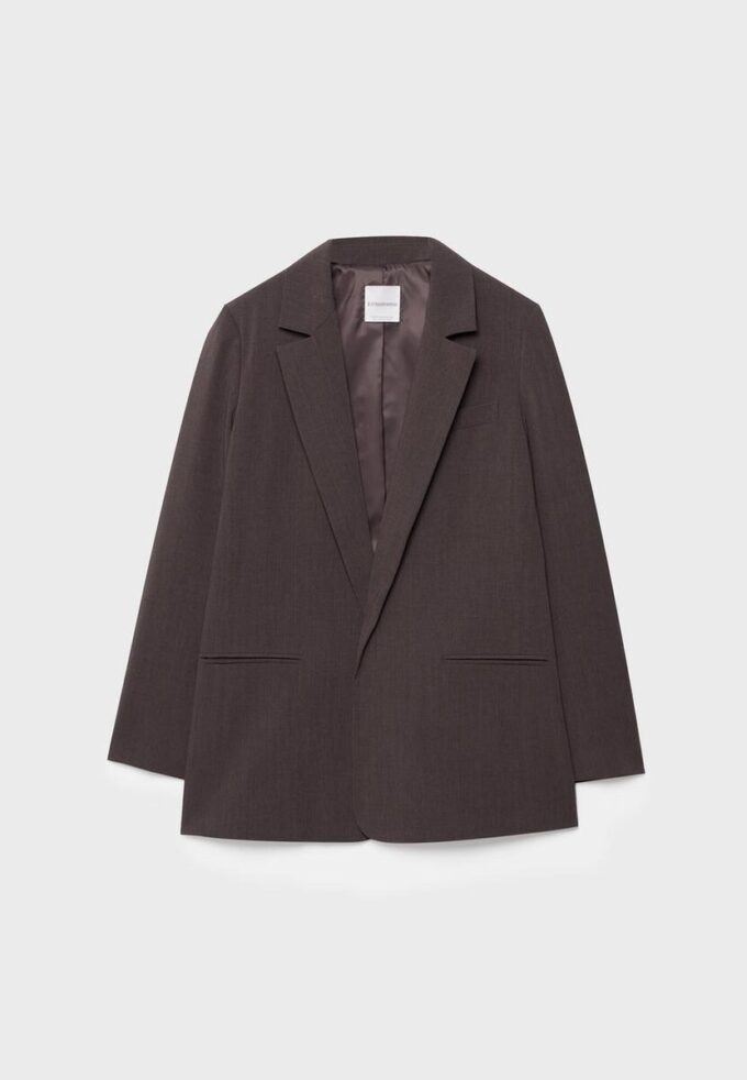 Stripet åpen blazer