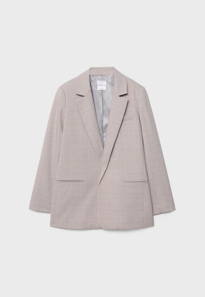 Stripet åpen blazer