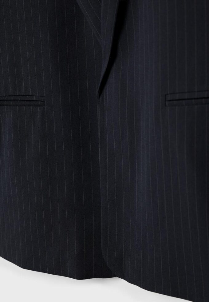 Stripet åpen blazer