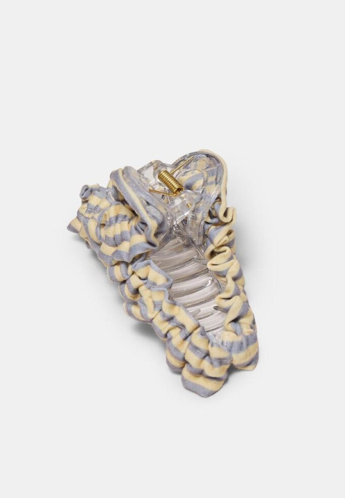 Stripet vevd hårspenne