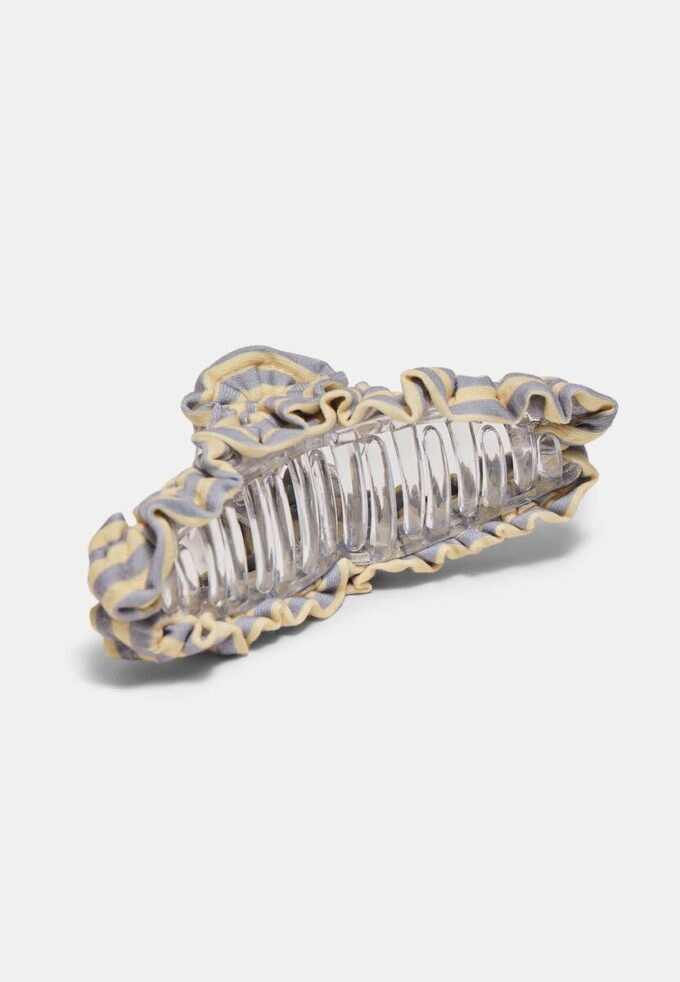 Stripet vevd hårspenne